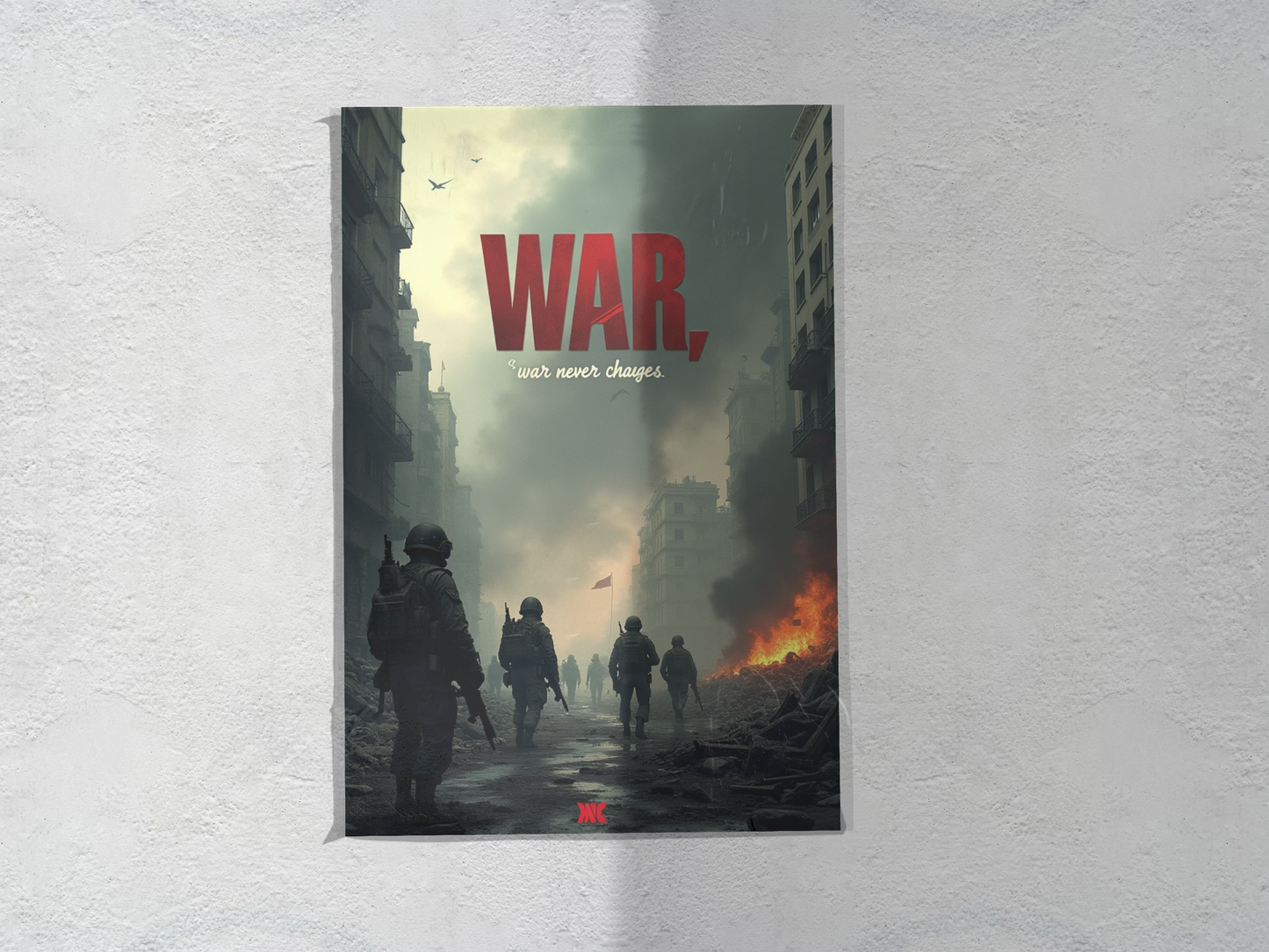 War never changes quote poster v2