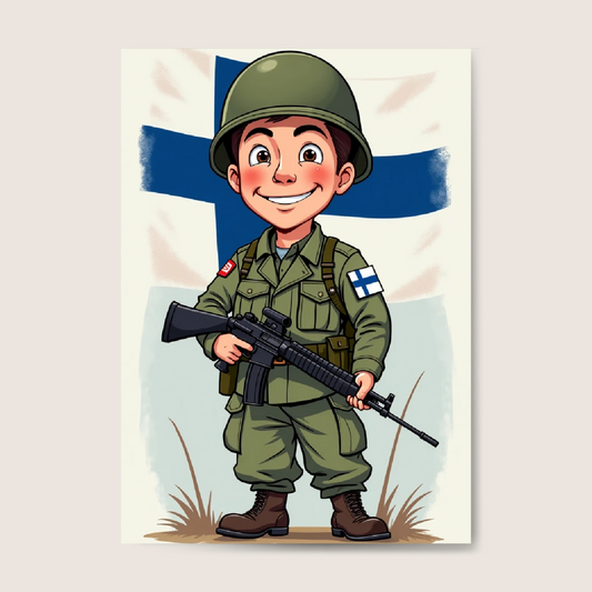 Finnish army soldier, finnish soldier, finnish army, finnish military, finland, Suomi, suomen armeija, finnish army poster