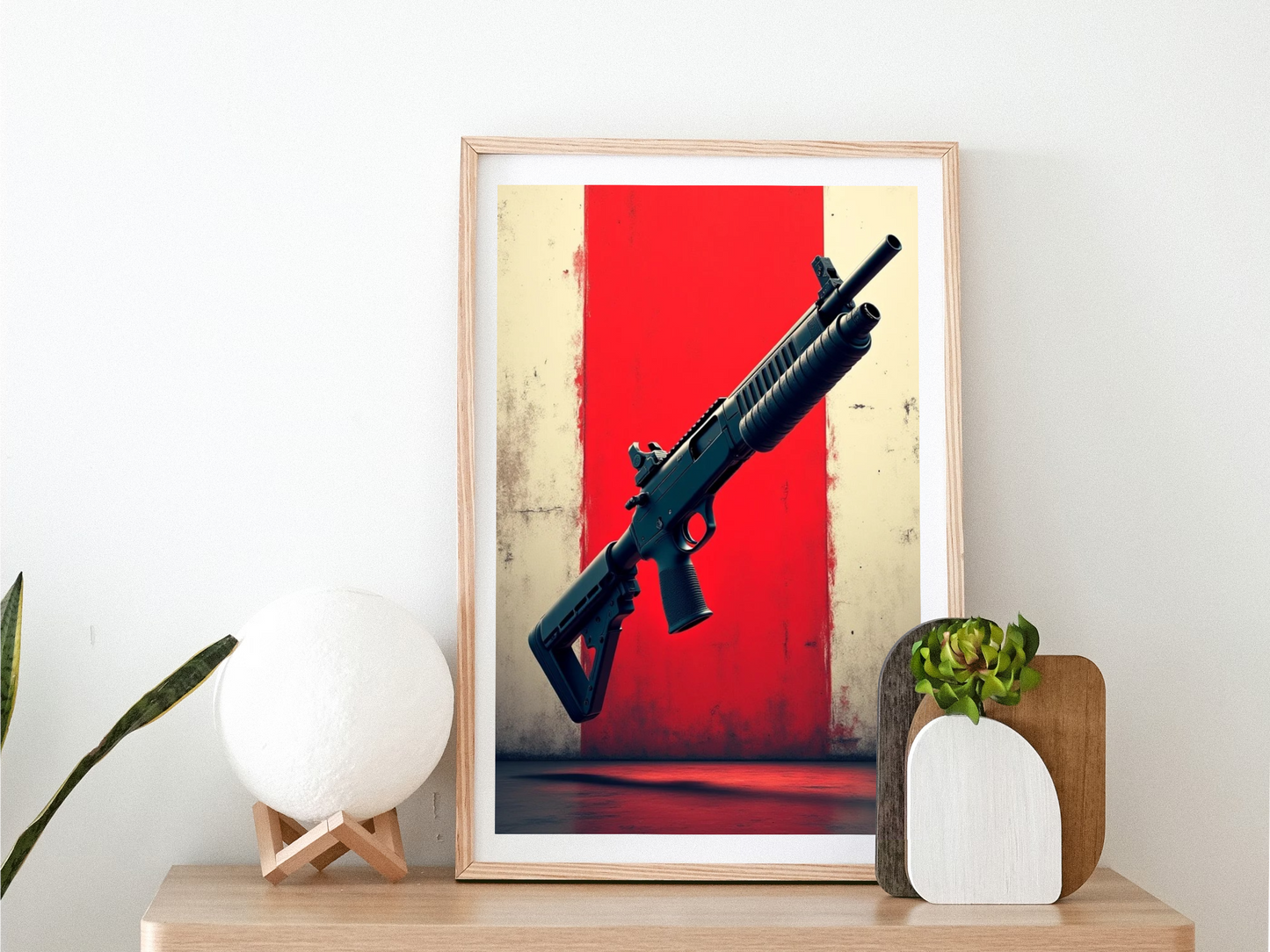 Mossberg 590 shotgun poster