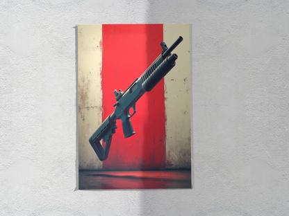 Mossberg 590 shotgun poster