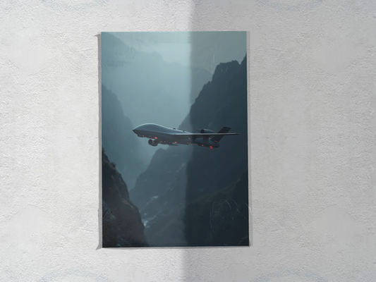 Military drone v2 poster