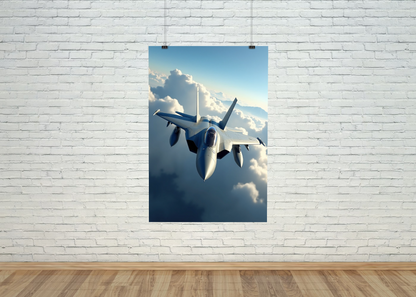 Fighter jet poster