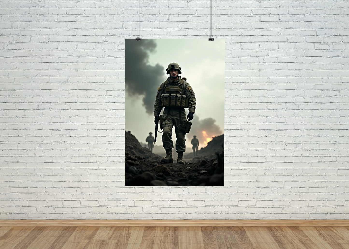 Soldier poster, freedom fighter, fighter poster, soldier wall art, military poster