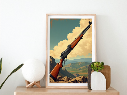 M1 Garand rifle poster