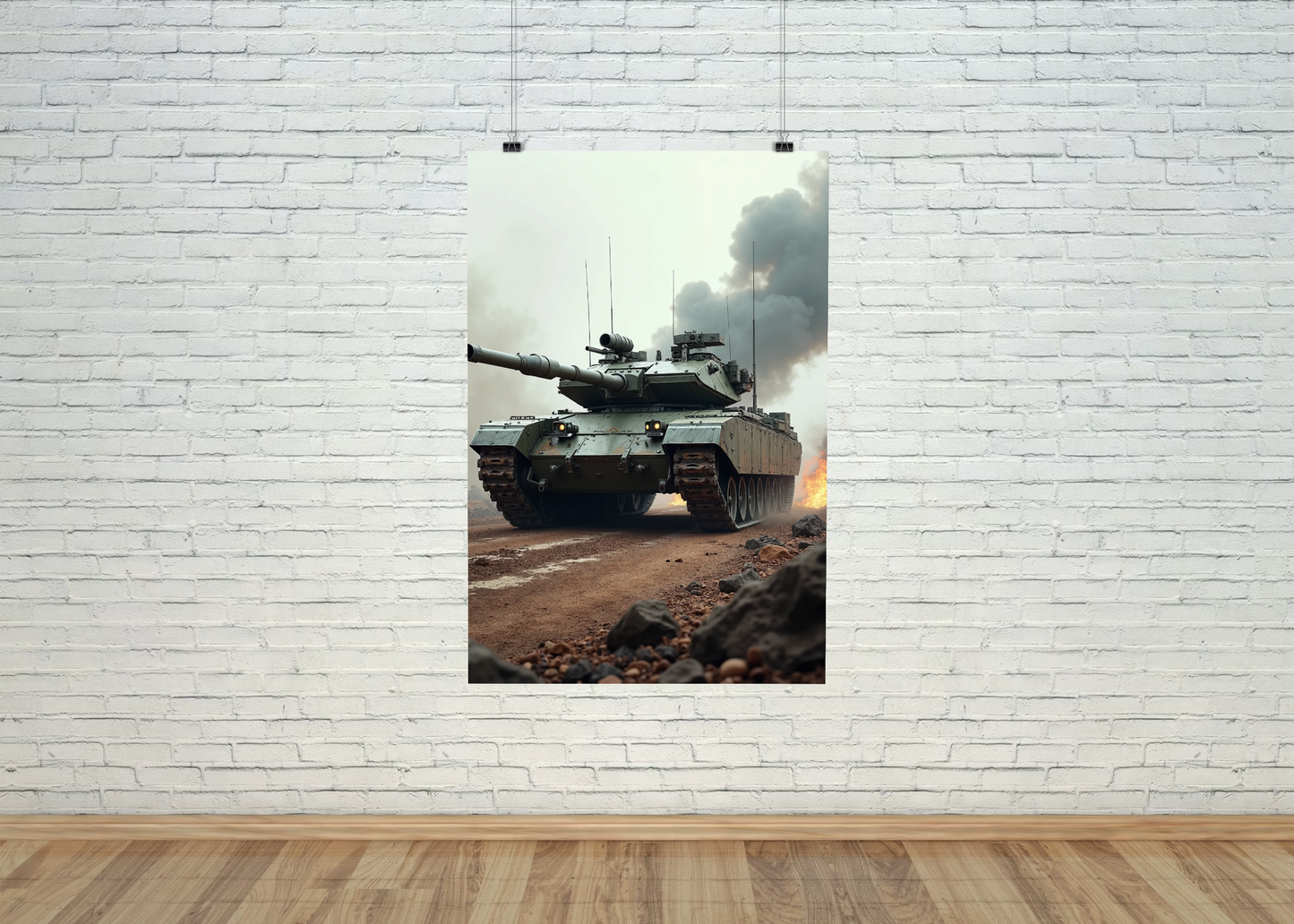 Tank poster, military poster, military wall art, tank wall art