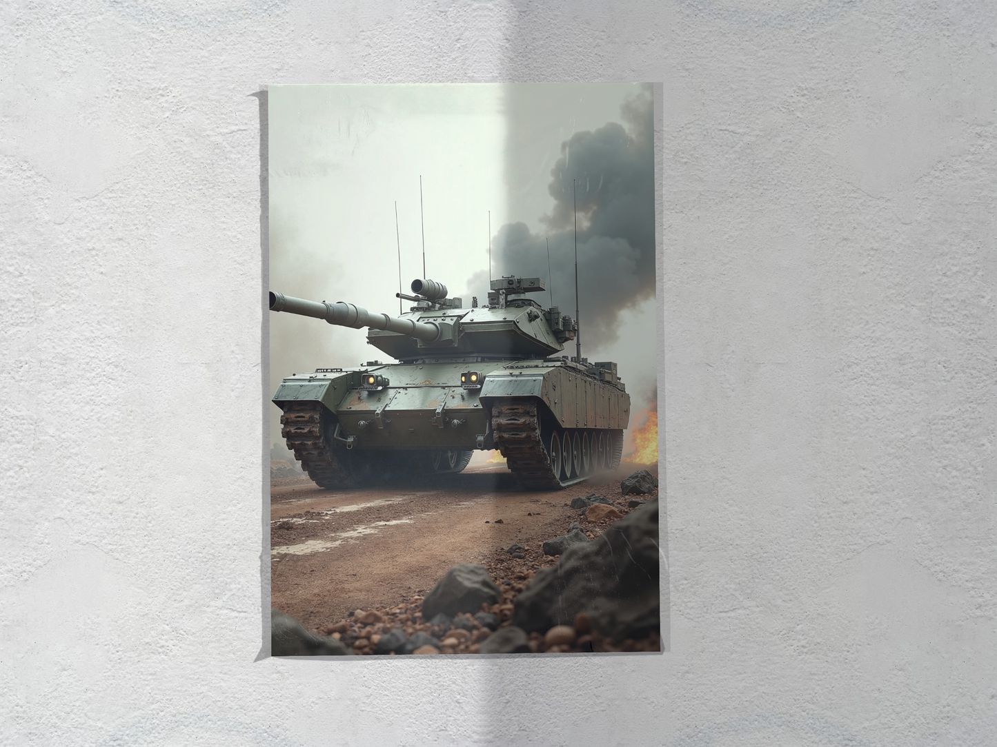 Tank poster, military poster, military wall art, tank wall art