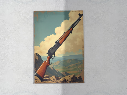 M1 Garand rifle poster