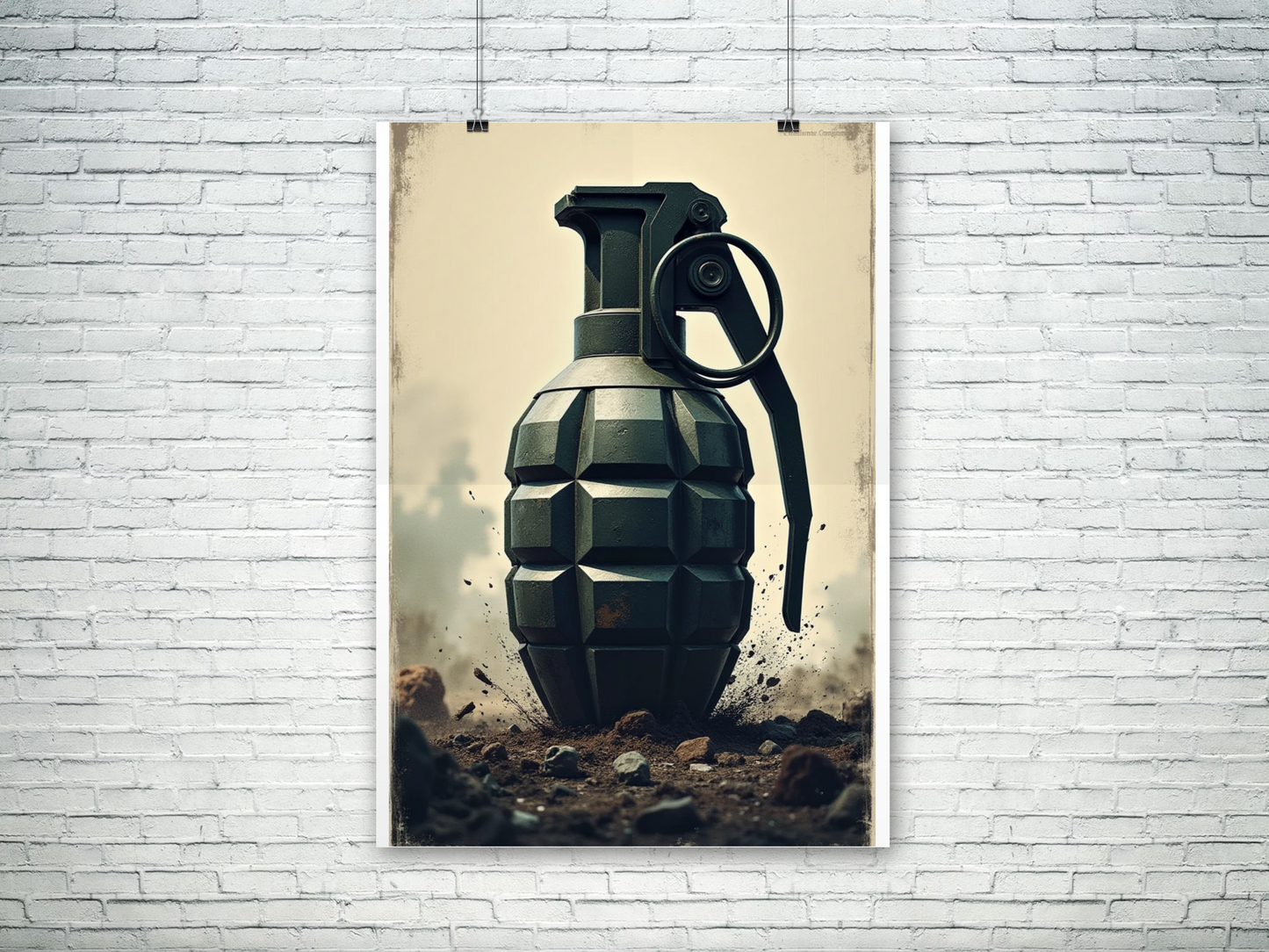 HE grenade poster