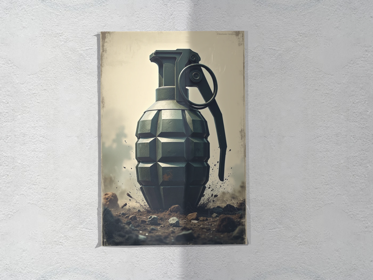 HE grenade poster