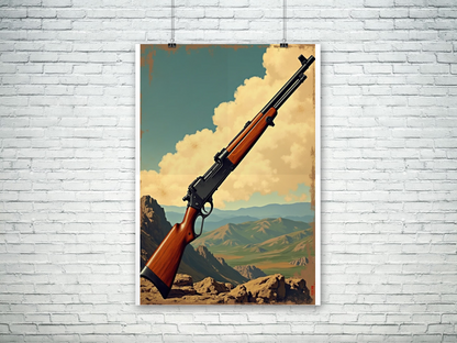 M1 Garand rifle poster