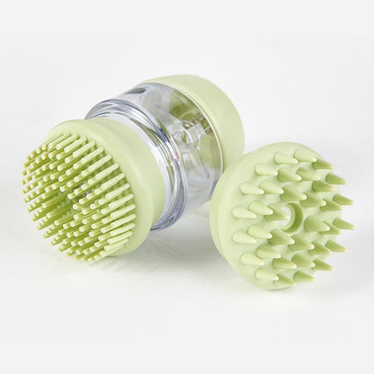 Silicone bath brush