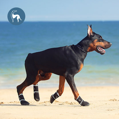 Dog waterproof and reflective shoes