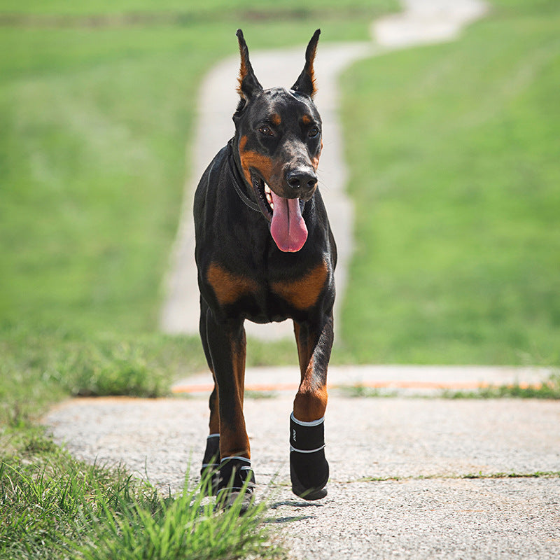 Dog waterproof and reflective shoes