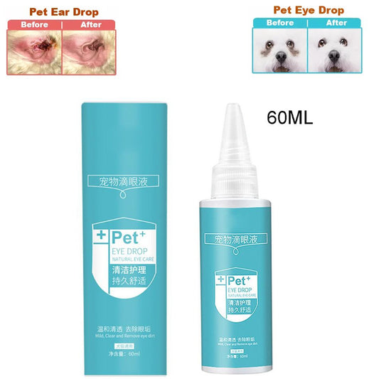 Pet eye cleaner drops