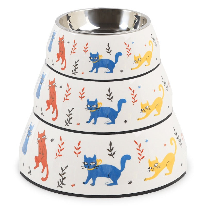 Cartoon pet bowls