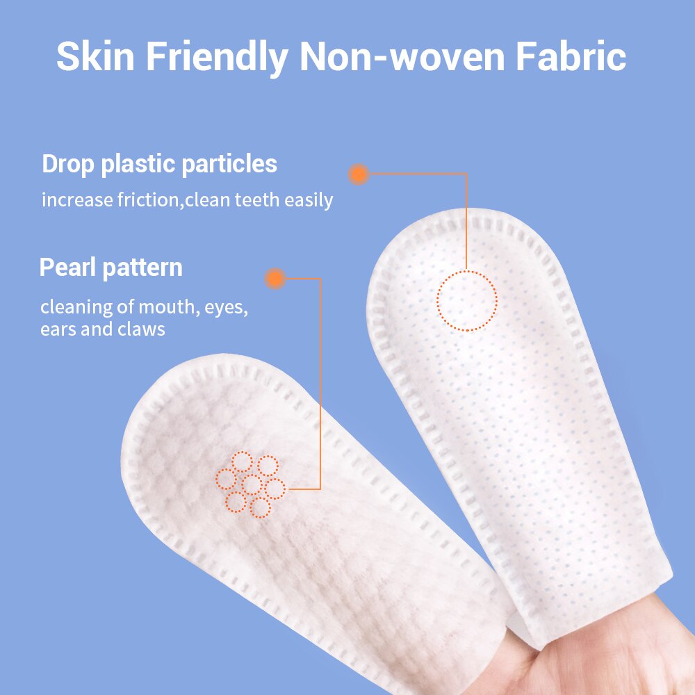 Pet dental cleaning glove