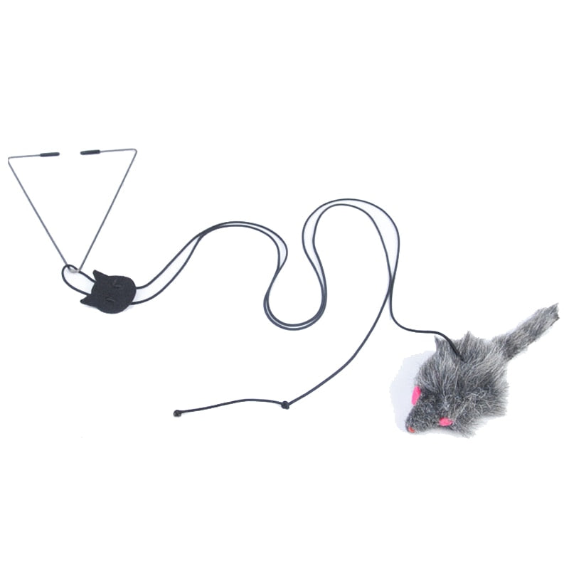 Door clip hanging cat toy